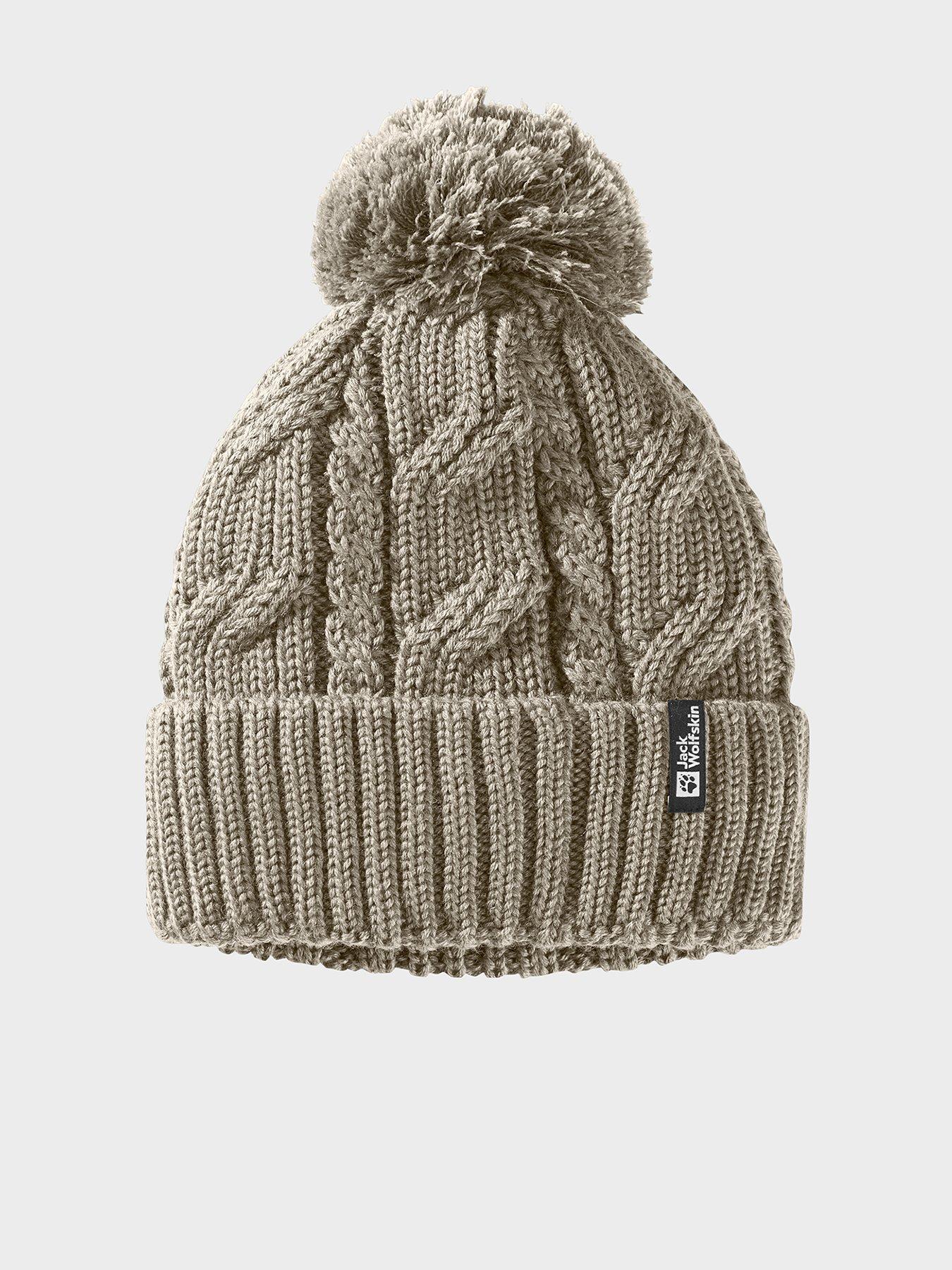 jack-wolfskin-unisex-pompom-beanie-beige