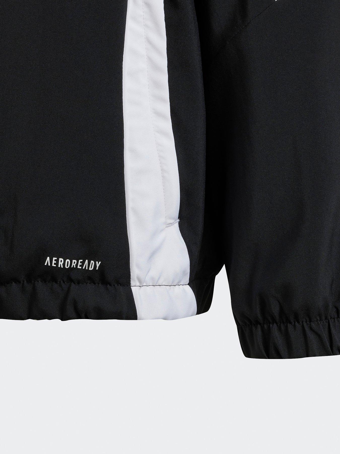 Image 4 of 5 of adidas Junior Tiro 24 Football Windbreaker Jacket - Black/white