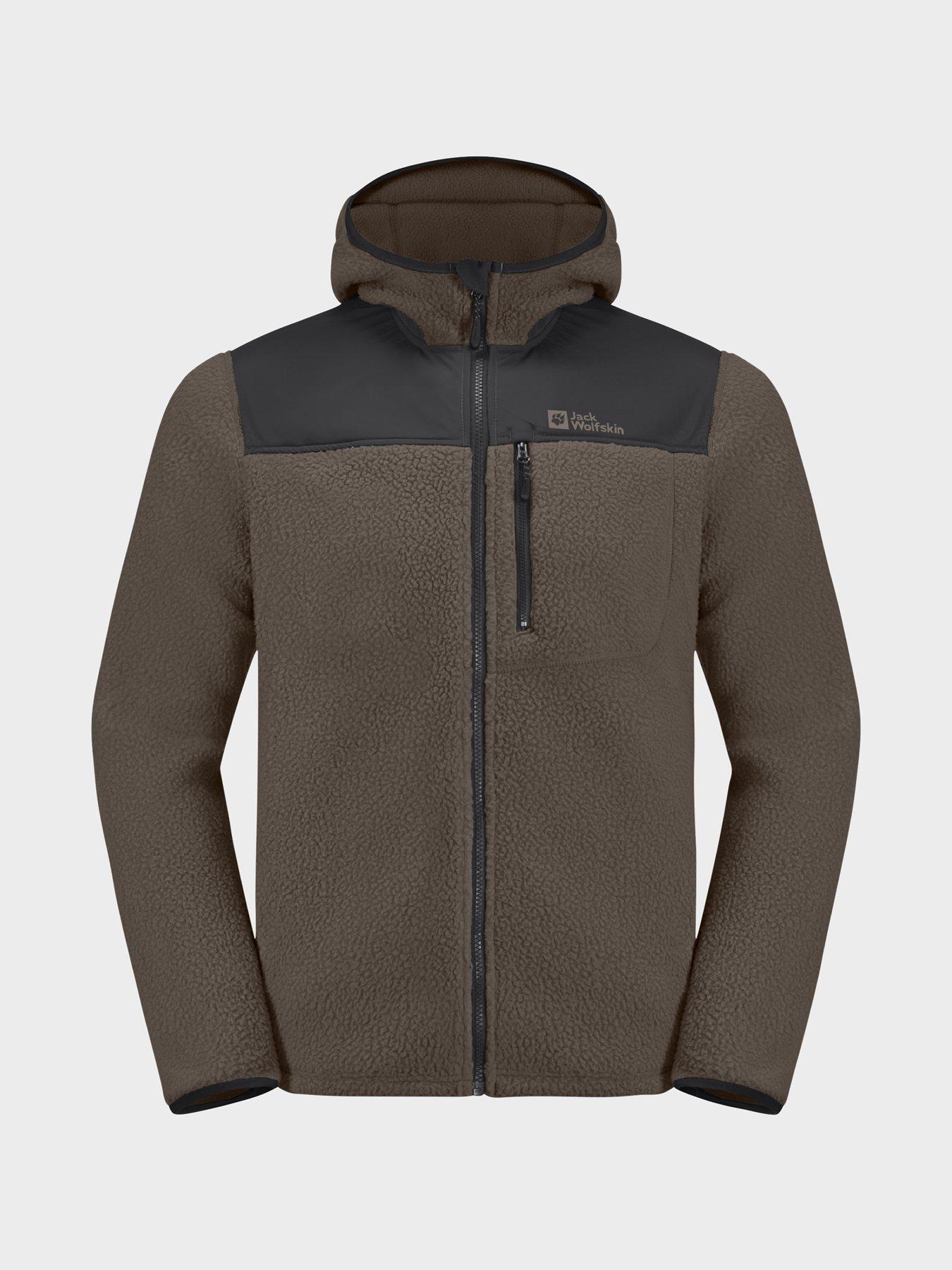 jack-wolfskin-mens-kammweg-pile-full-zip-brown