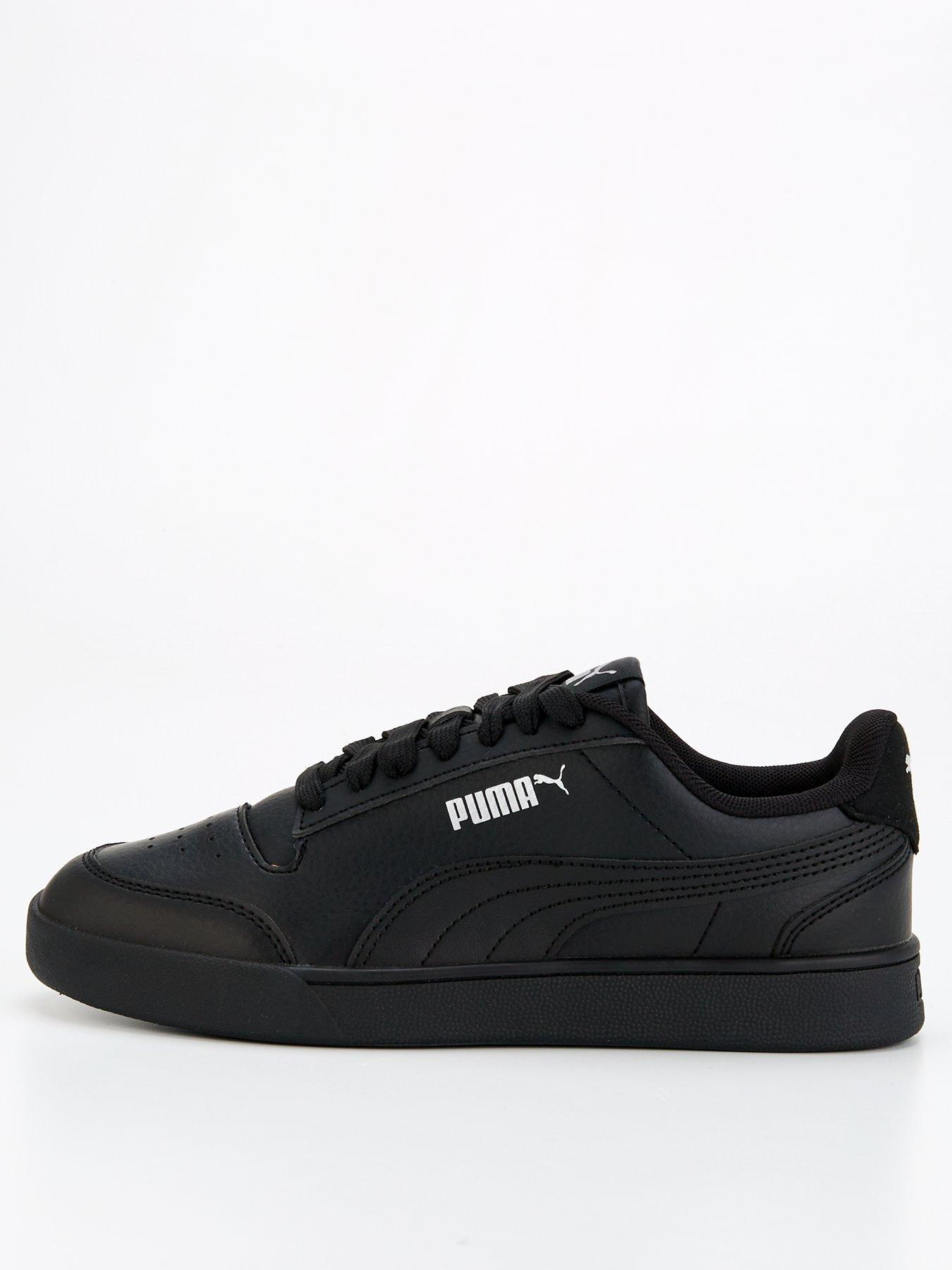 puma-junior-unisex-shuffle-trainers-blackfront