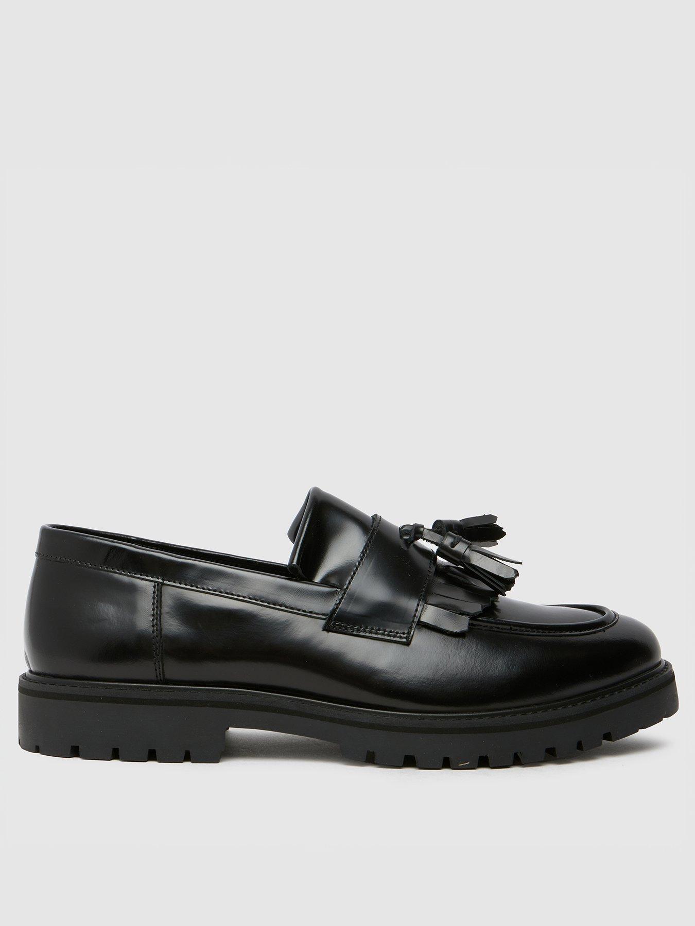 schuh-schuh-ryker-leather-fringe-tassel-loafer-black