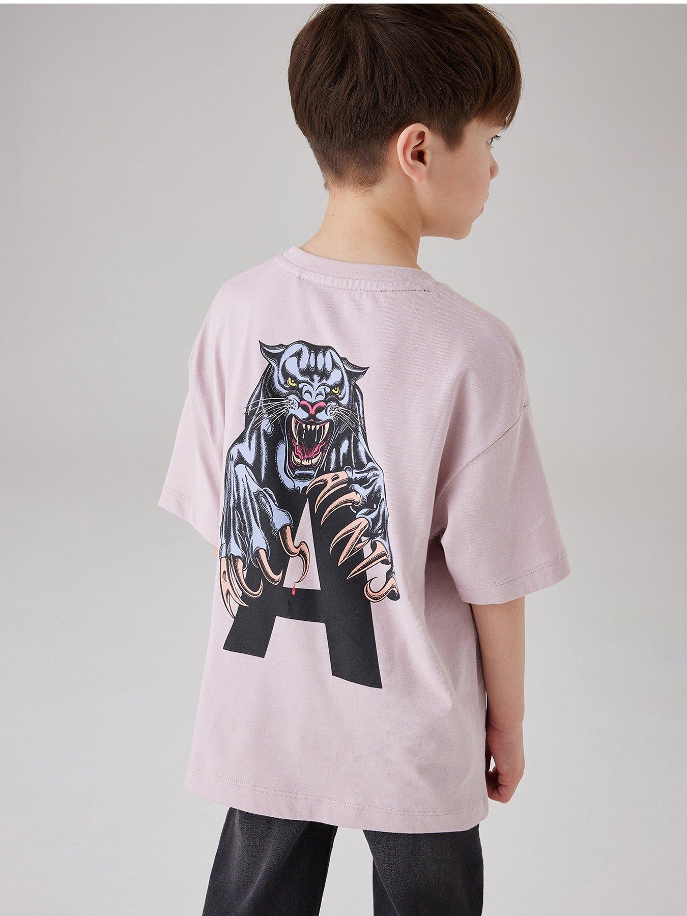 smallsaints-beast-panther-graphic-tee-pinkback