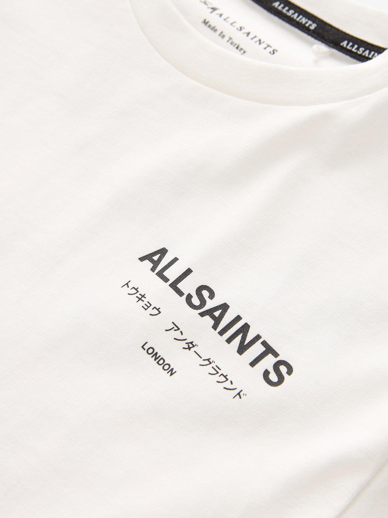 Image 5 of 5 of smALLSAINTS Boys Underground Back Print Logo Tee - White