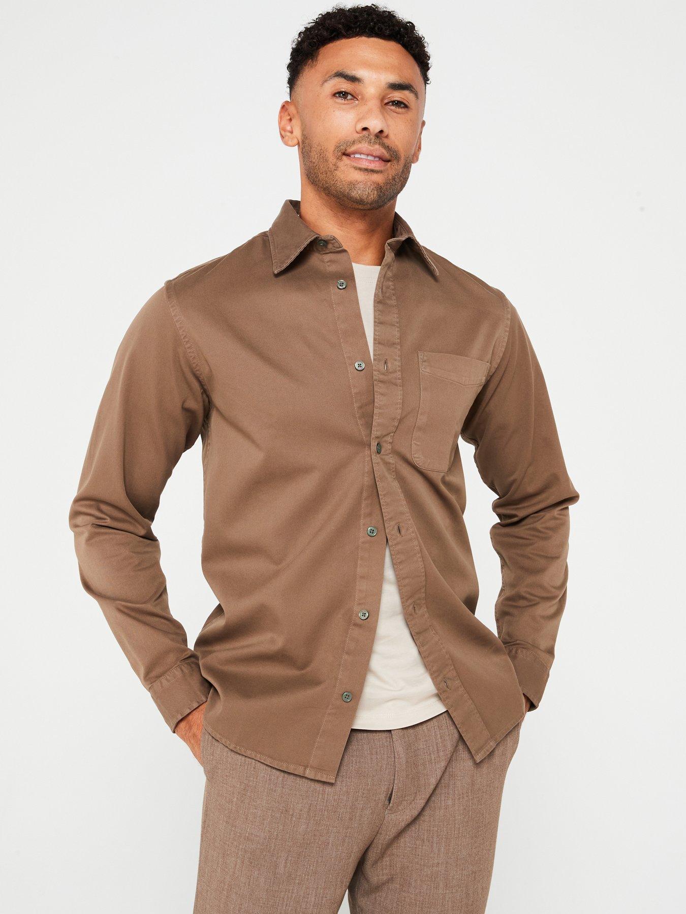 jack-jones-jack-amp-jones-premium-long-sleeve-twill-pocket-shirt