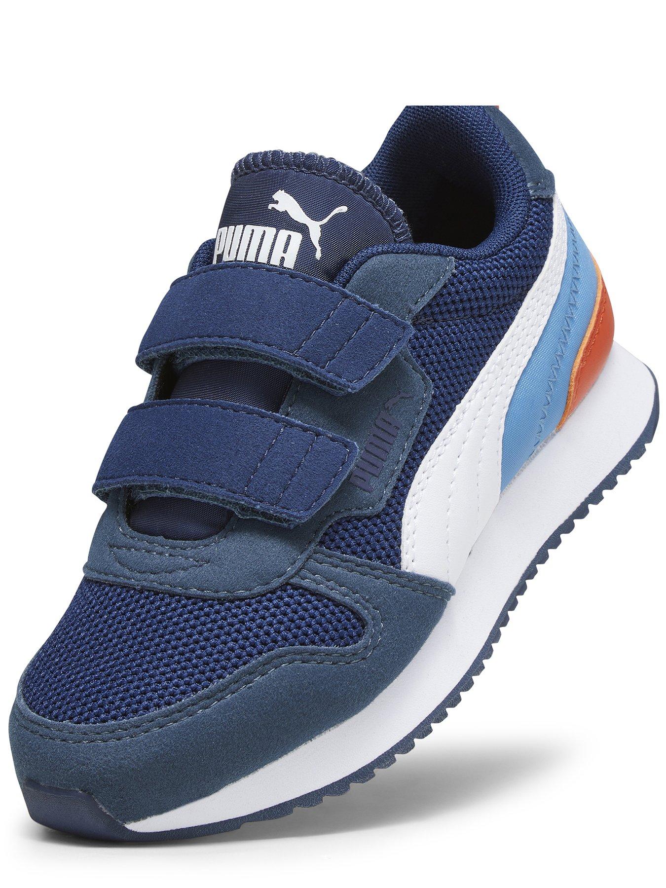 puma-kids-boys-r78-velcrotrainers-blueoutfit