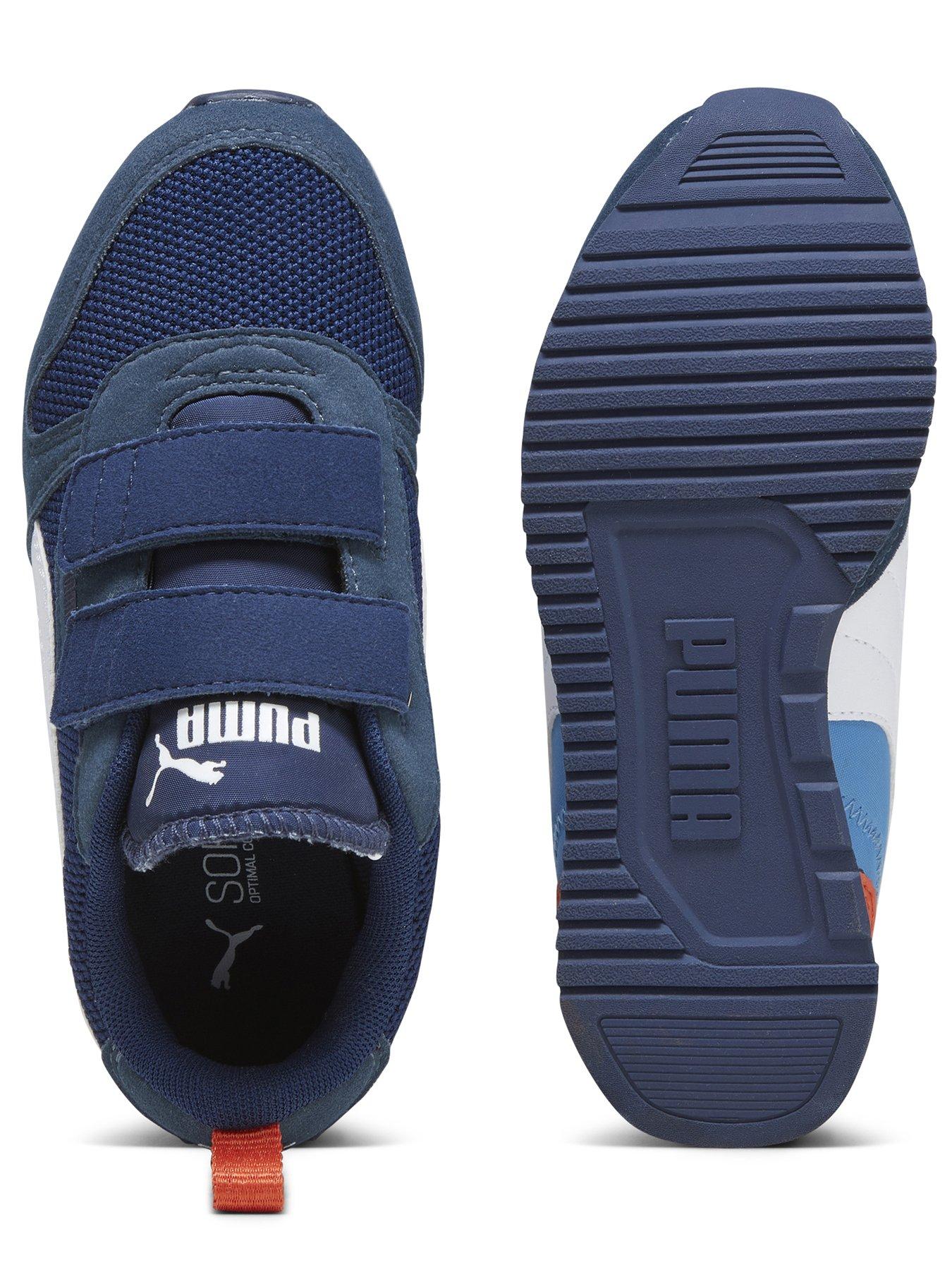 puma-kids-boys-r78-velcrotrainers-bluedetail