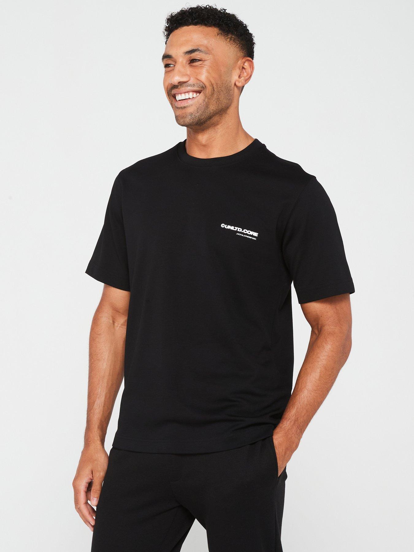 jack-jones-small-chest-logo-t-shirt-black