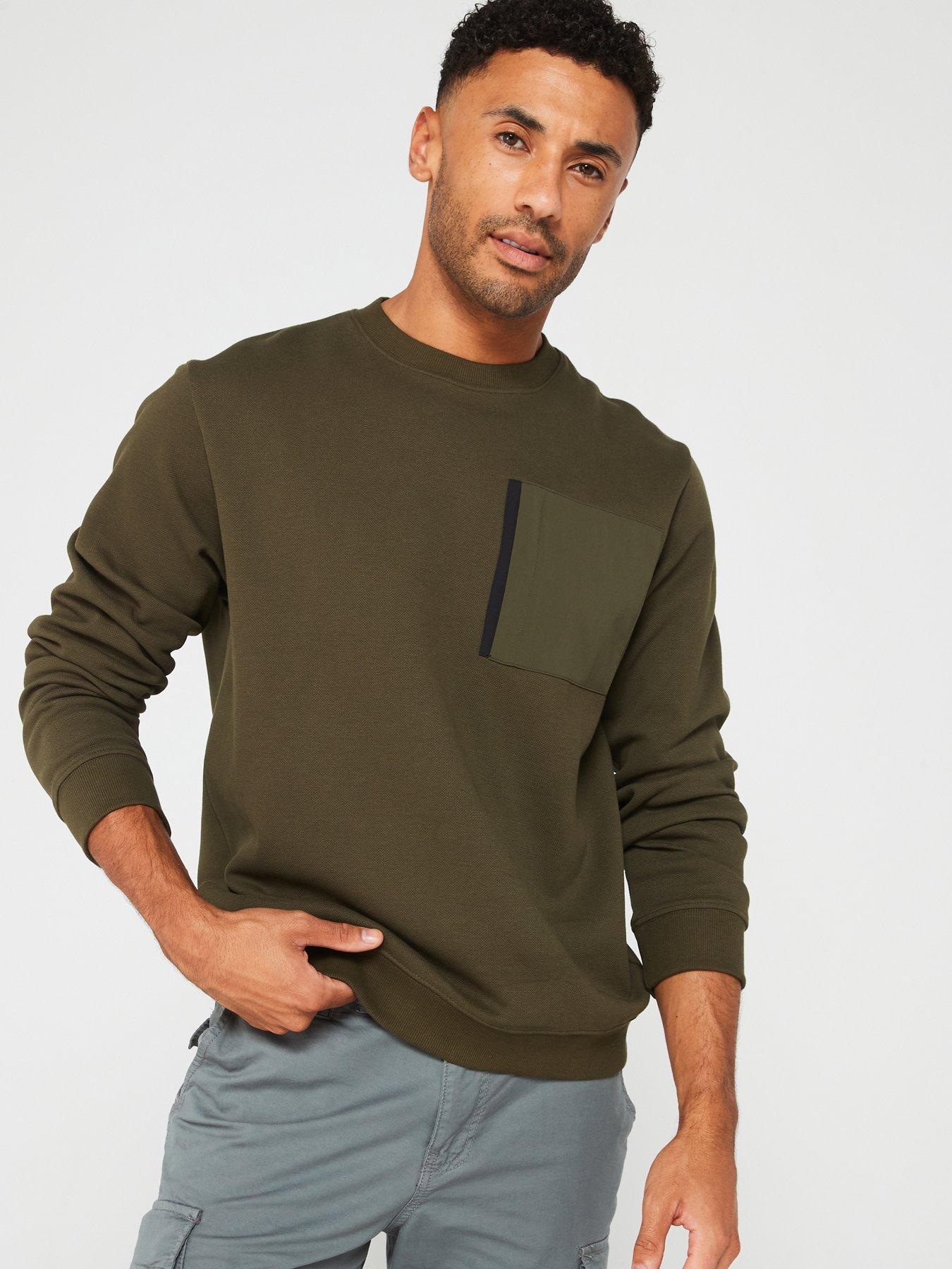 jack-jones-jack-amp-jones-nylon-pocket-crew-sweat-top