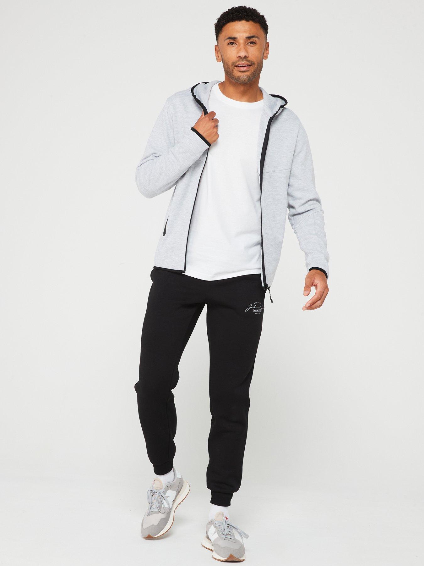 jack-jones-jack-amp-jones-tech-zip-hoodie-light-grey-melangeback