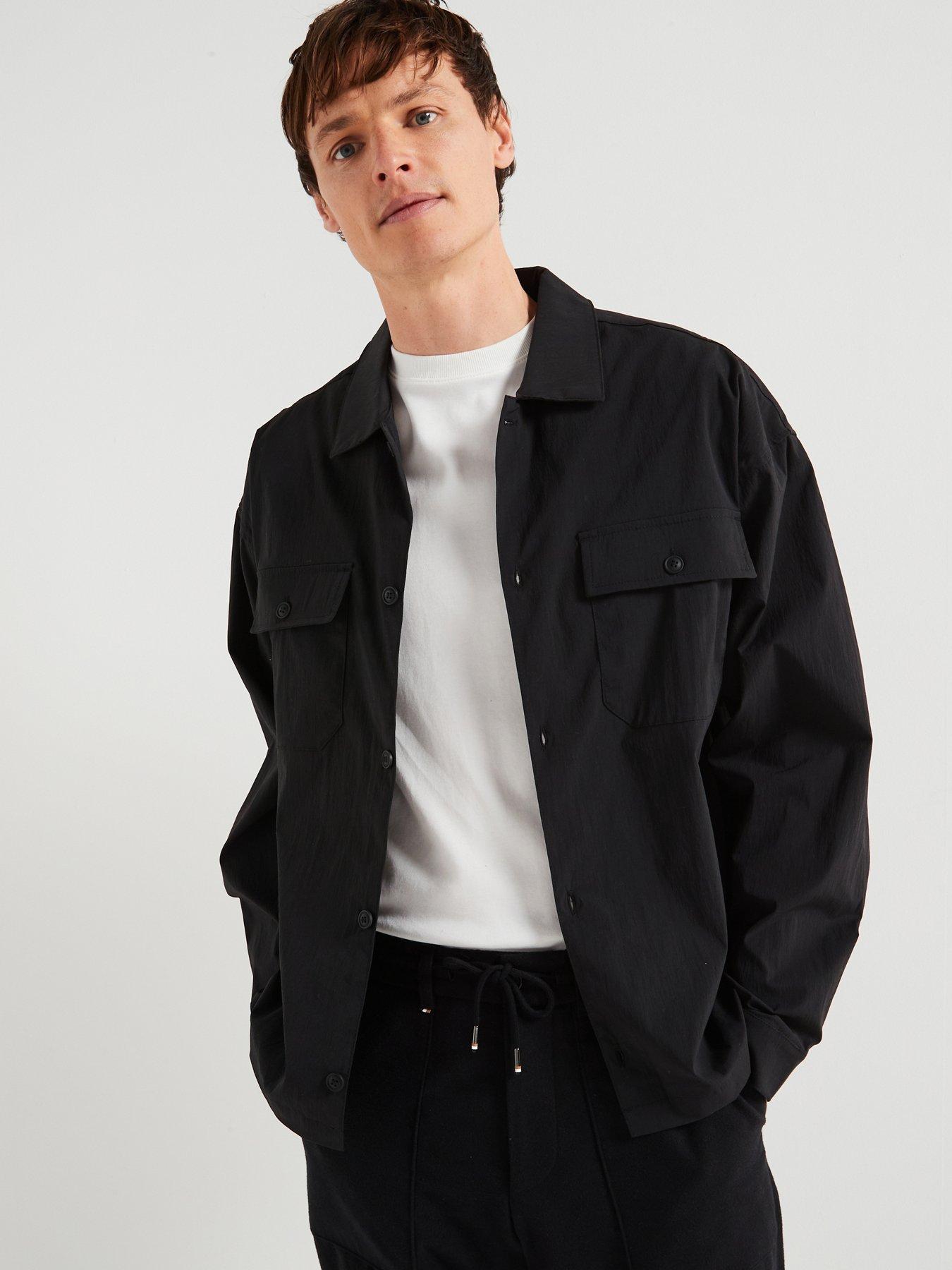 jack-jones-nylon-utility-overshirt-black