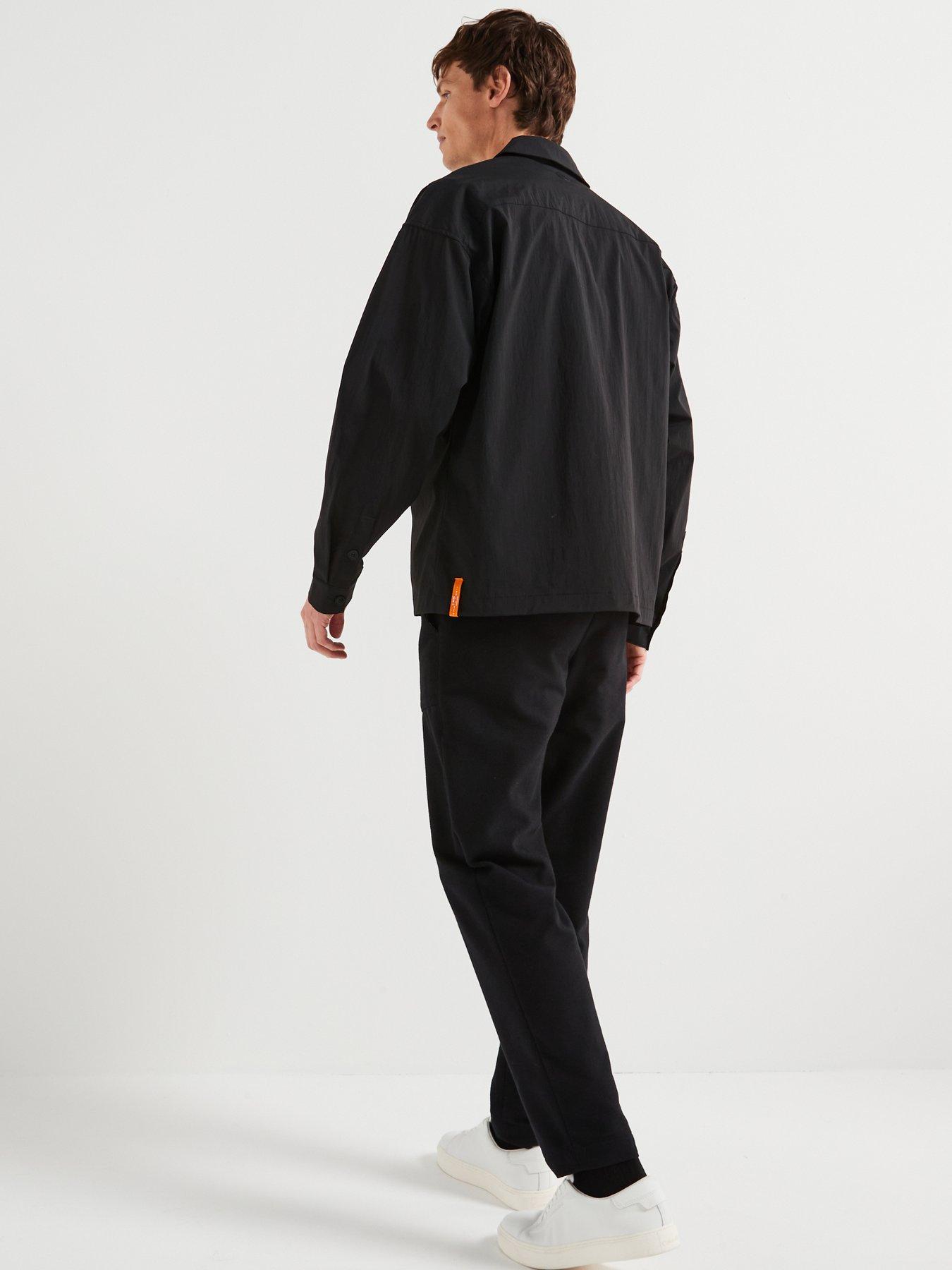 jack-jones-nylon-utility-overshirt-blackstillFront