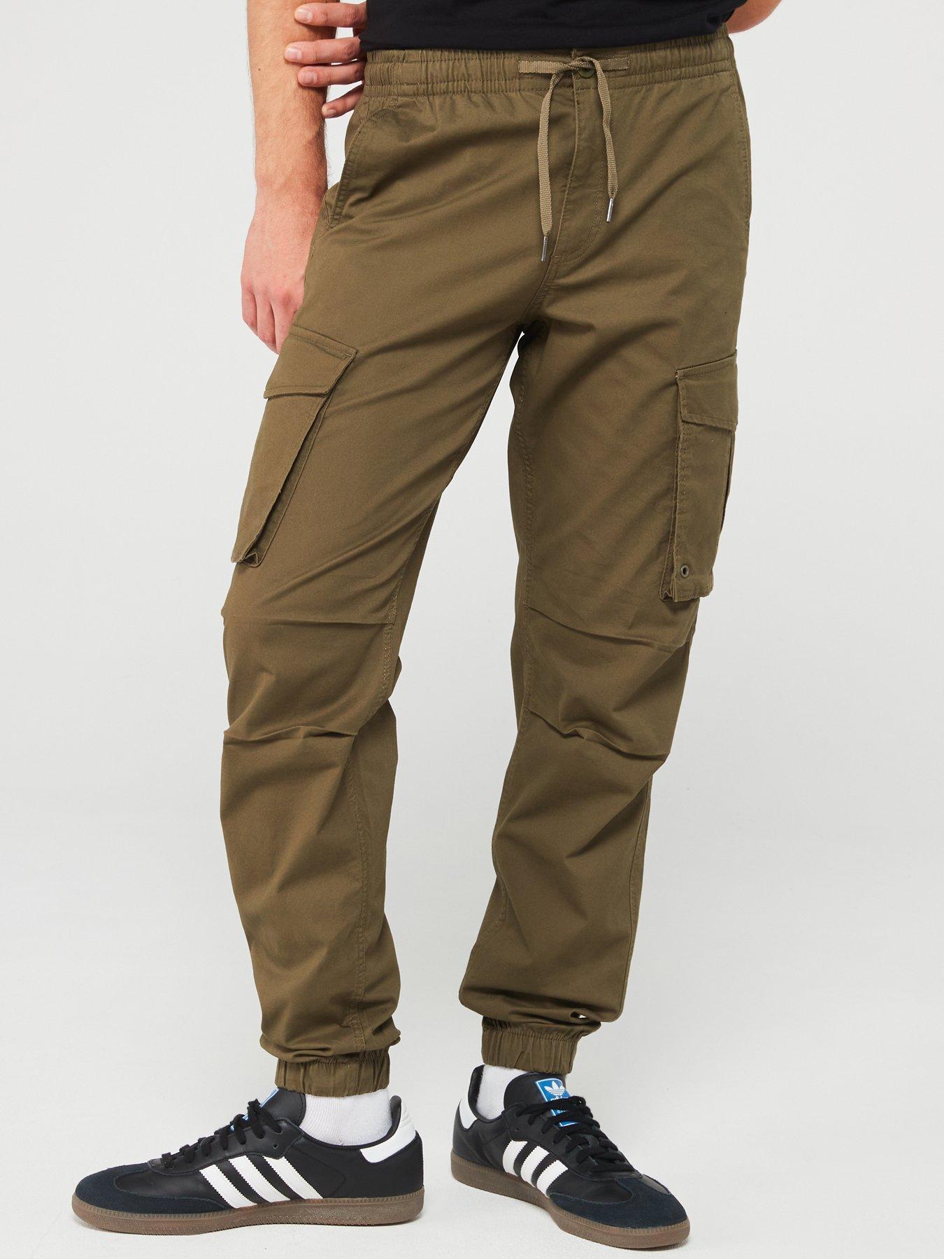 jack-jones-jack-amp-jones-kane-relaxed-fit-cuffed-cargo-trousers