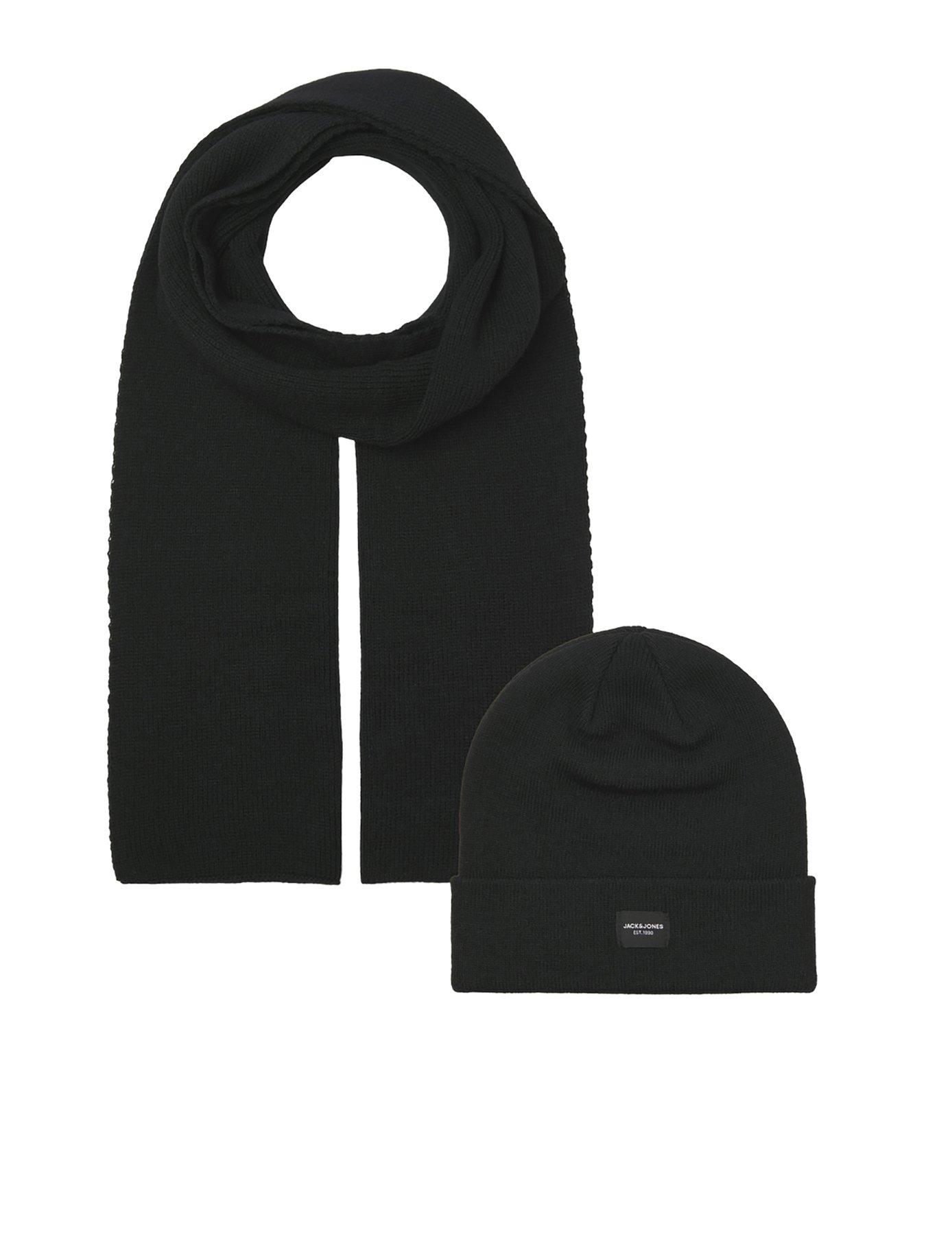 jack-jones-beanie-hat-and-scarf-gift-set-black