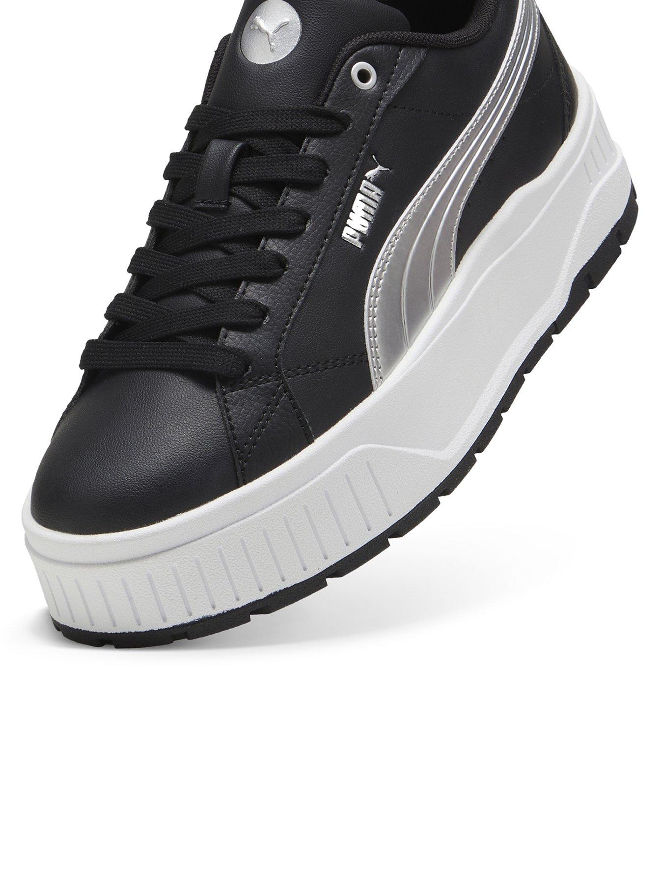 puma-womens-karmen-ii-metallic-dream-trainers-blacksilverdetail