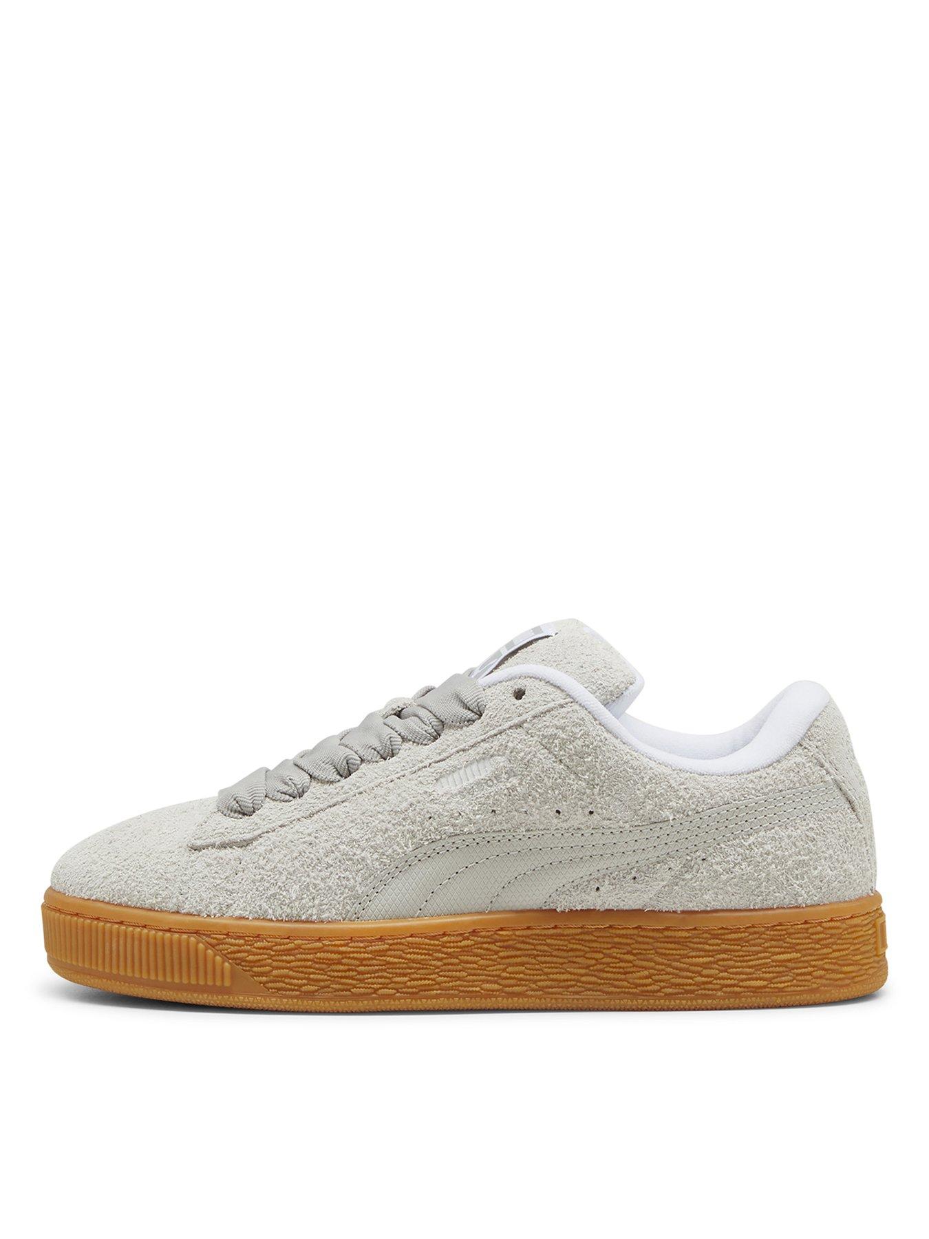 puma-womens-suede-xl-hairy-trainers-grey