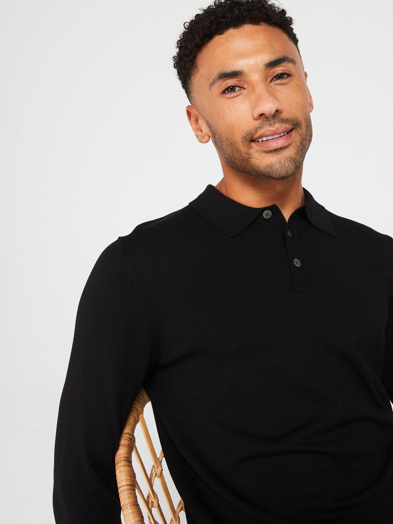 jack-jones-premium-long-sleeve-knitted-polo-shirt-blackdetail