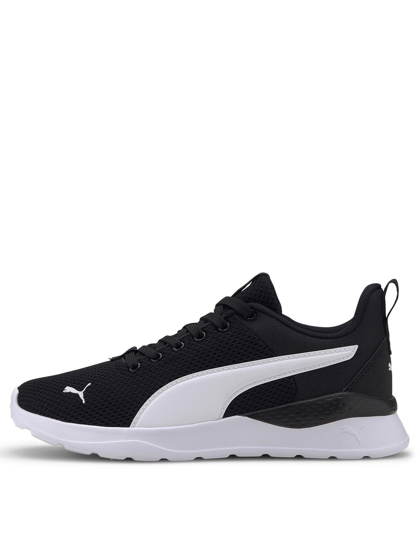 puma-junior-unisex-anzarun-lite-trainers-blackwhitefront