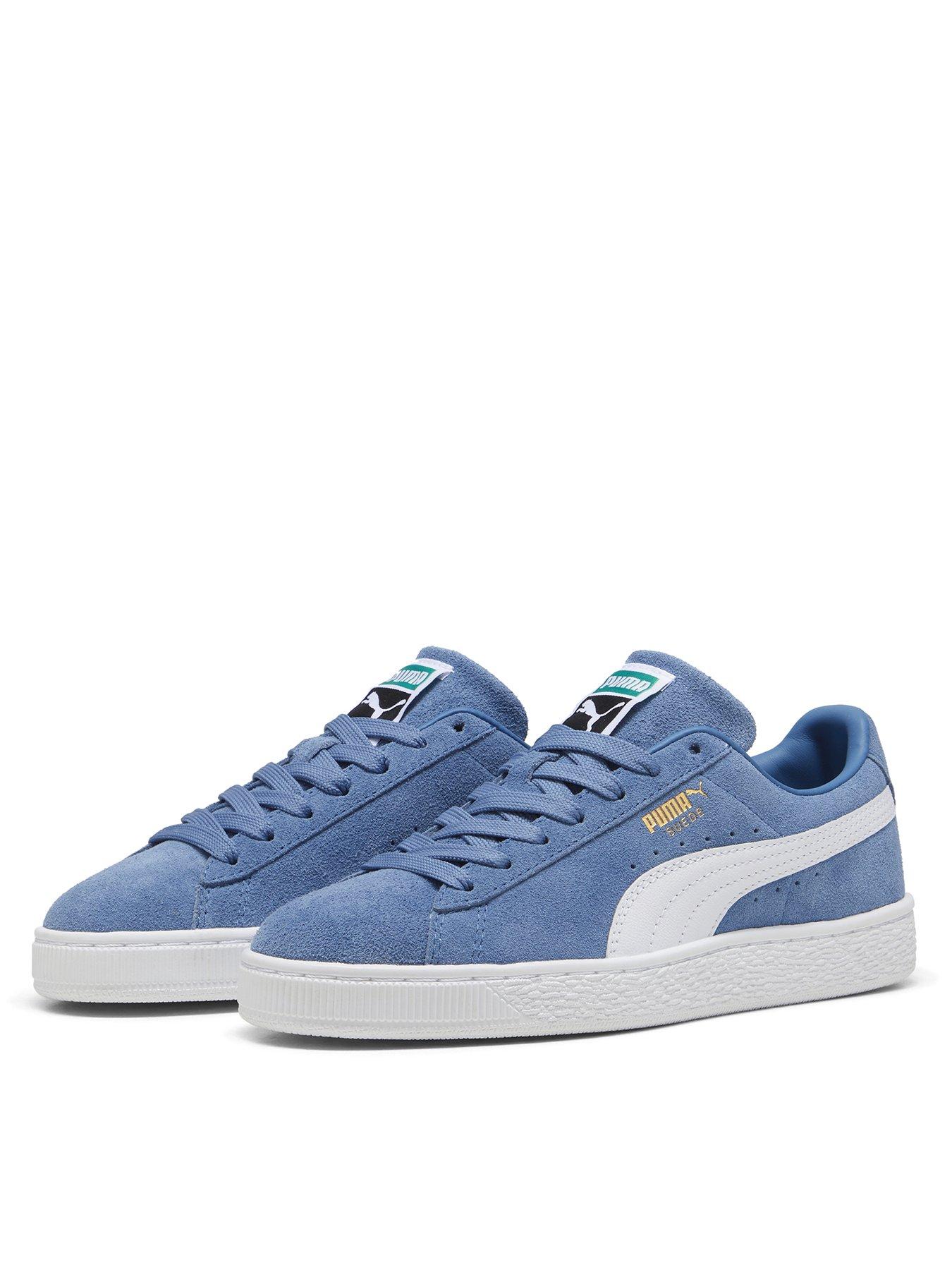 puma-womens-suede-classic-trainers-tealstillFront