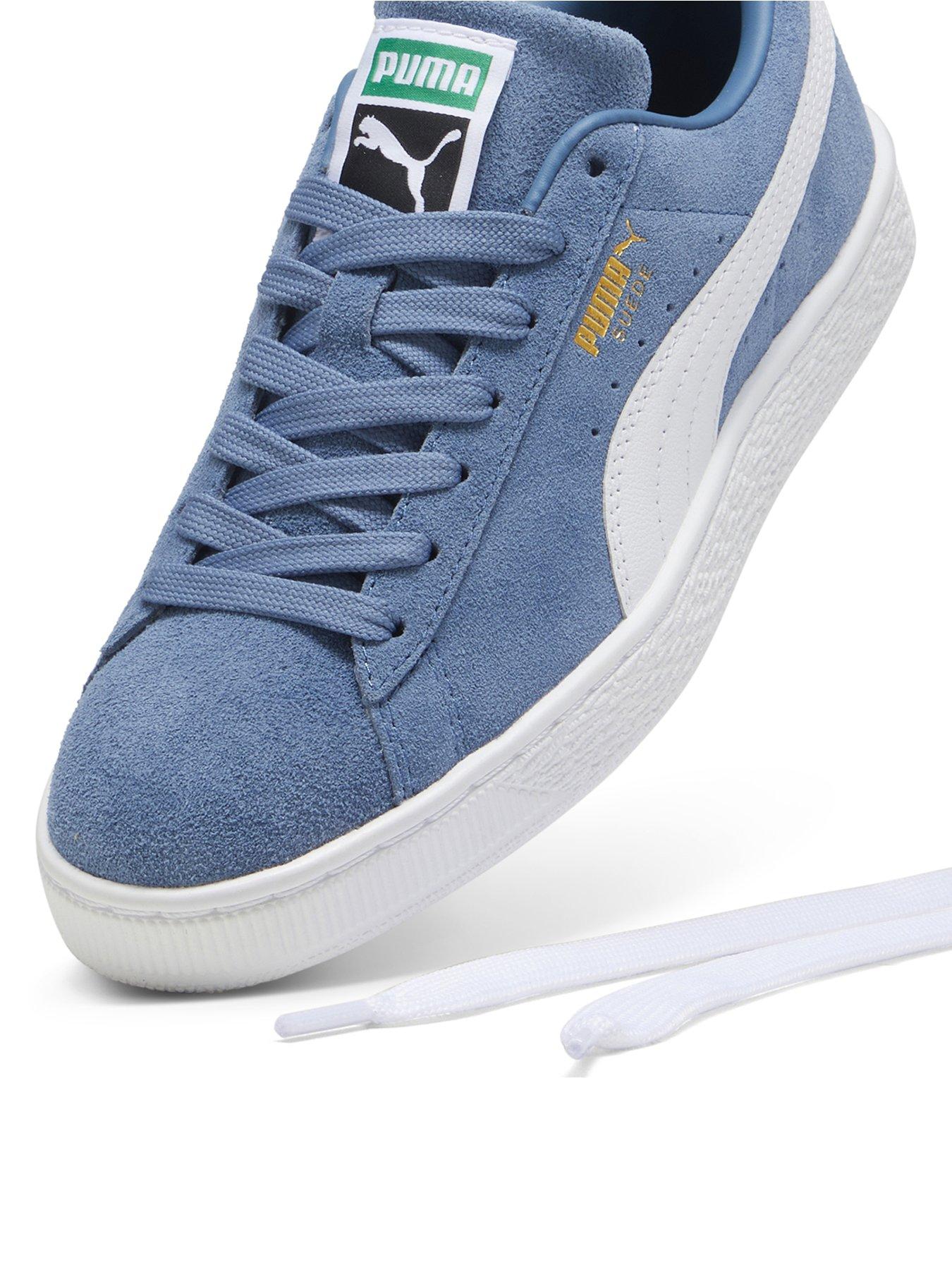 puma-womens-suede-classic-trainers-tealdetail