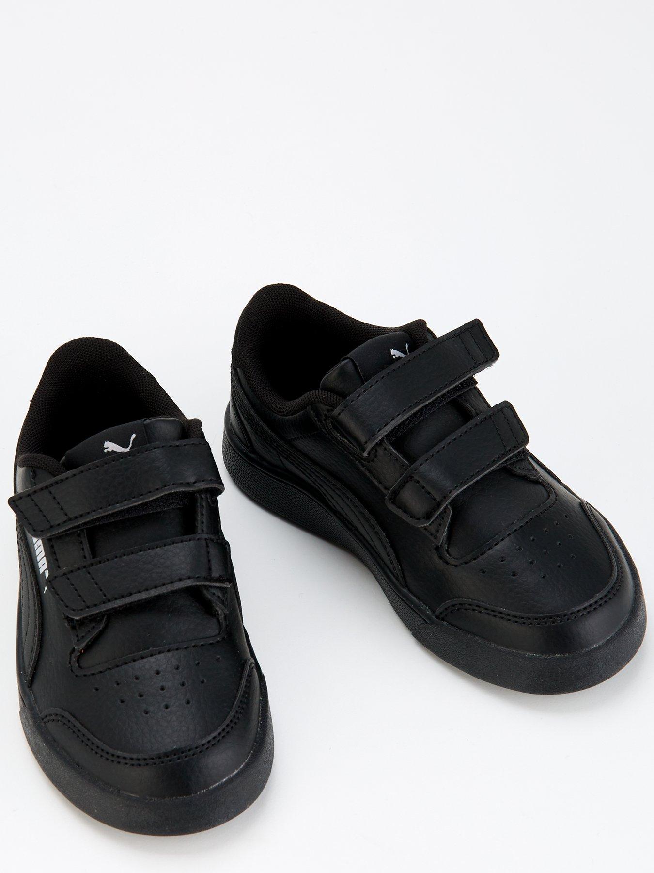 puma-kids-unisex-shuffle-velcro-trainers-blackoutfit