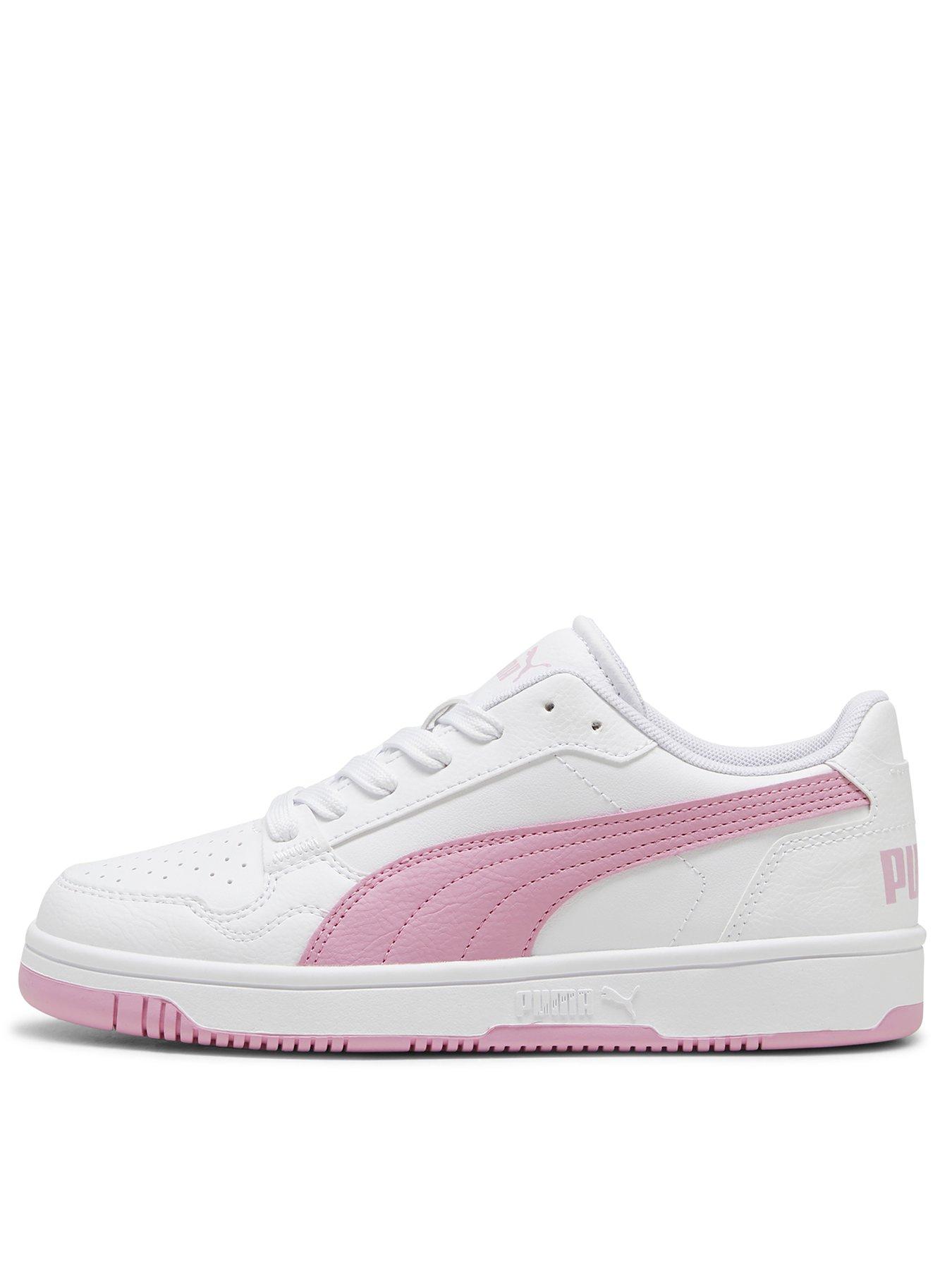 puma-junior-girls-reb-l-trainers-white