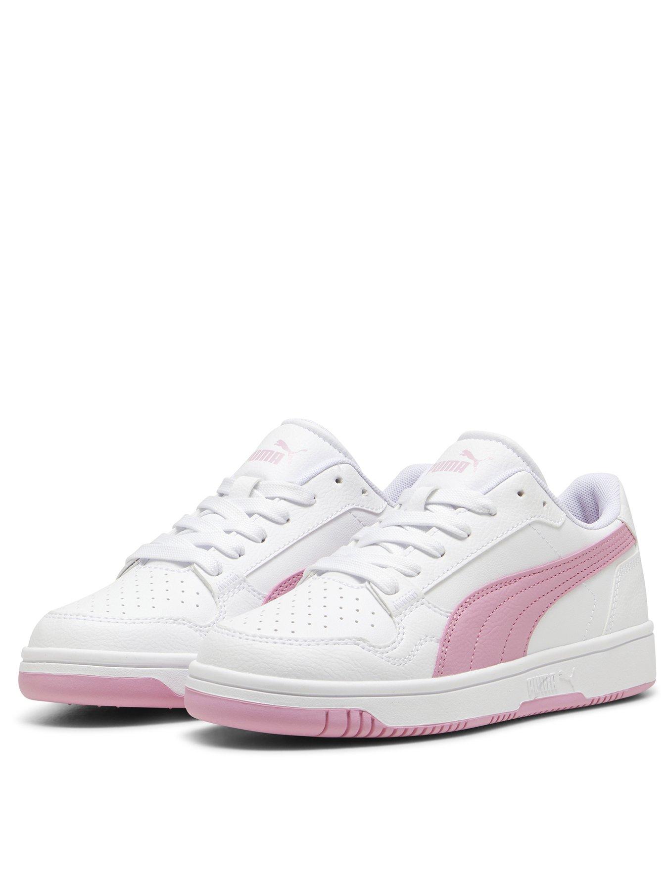 puma-junior-girls-reb-l-trainers-whitestillFront