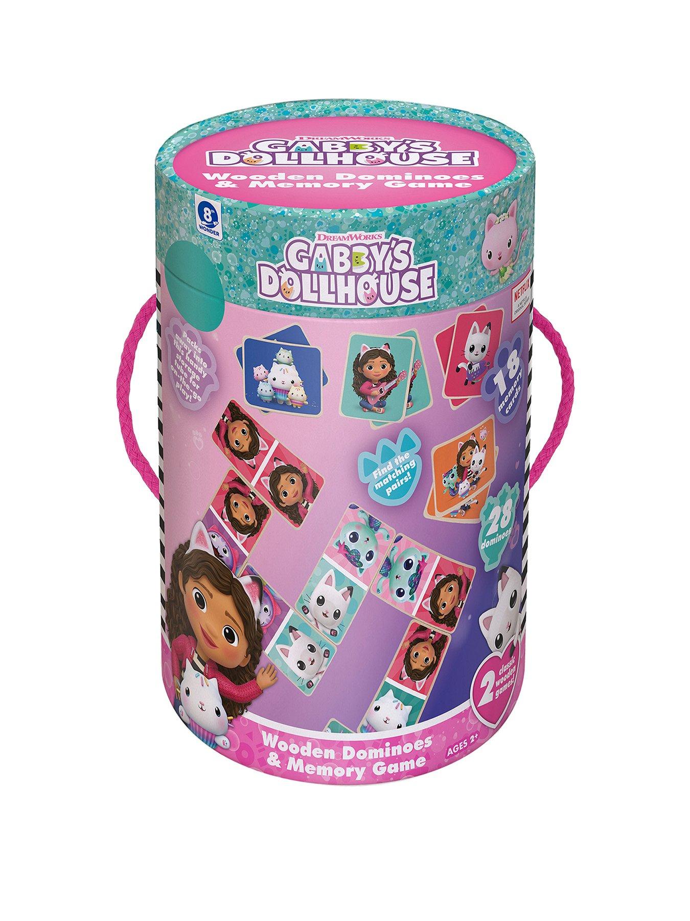 Image of Gabby's Dollhouse Memory Game And Dominoes Twin Pack