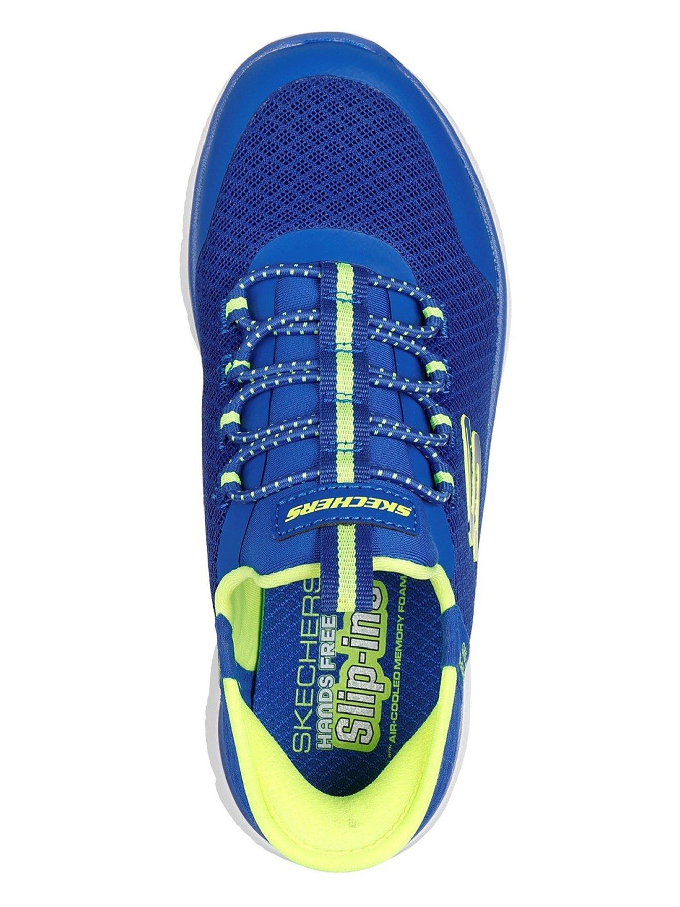 skechers-kids-summits-high-range-slip-ins-trainers-blueoutfit