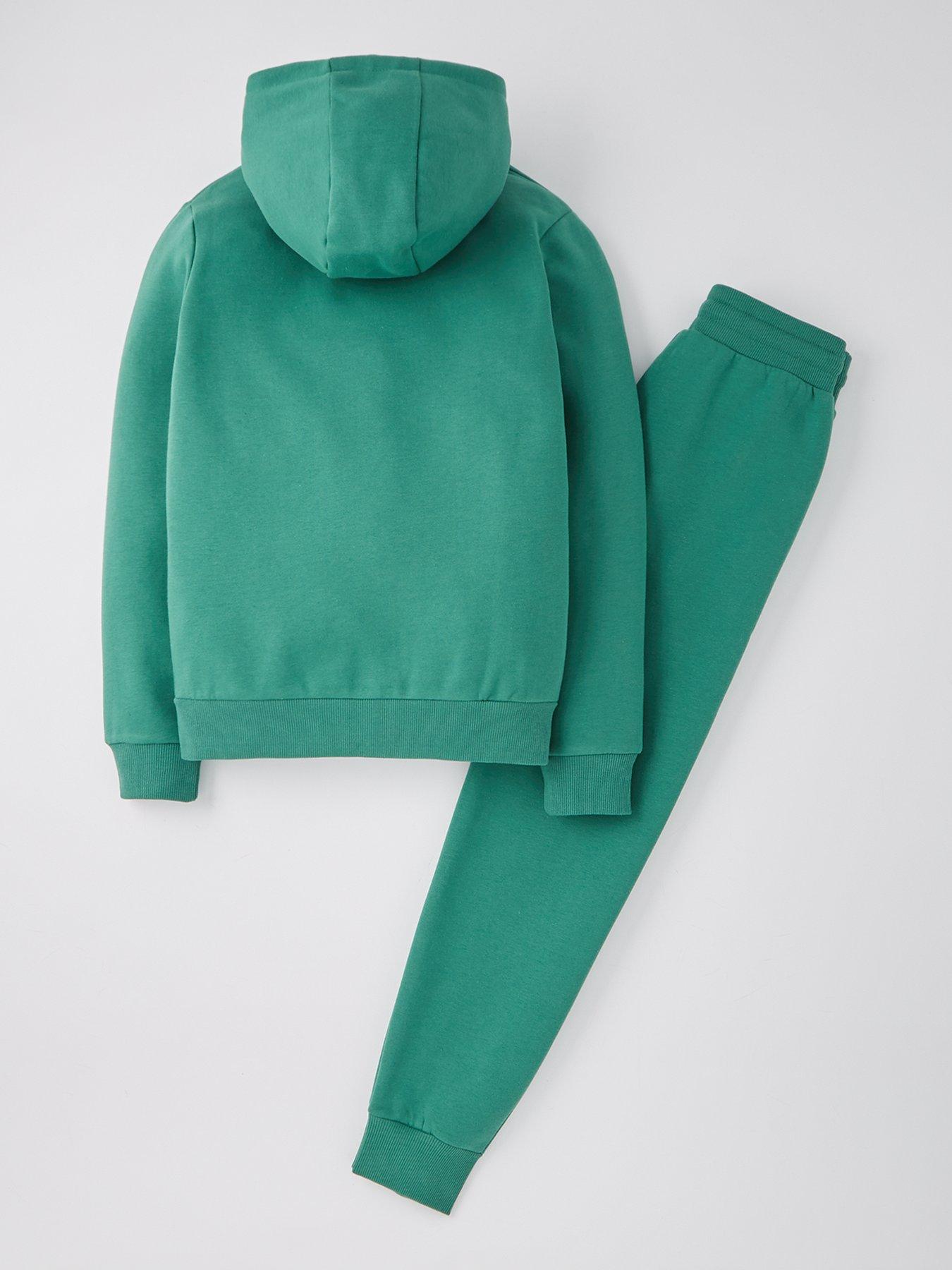 Ellesse Junior Girls Exclusive Sistini Tracksuit Green Very