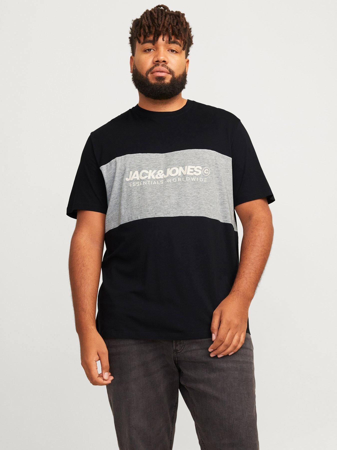 jack-jones-jack-amp-jones-plus-colourblock-logo-t-shirt