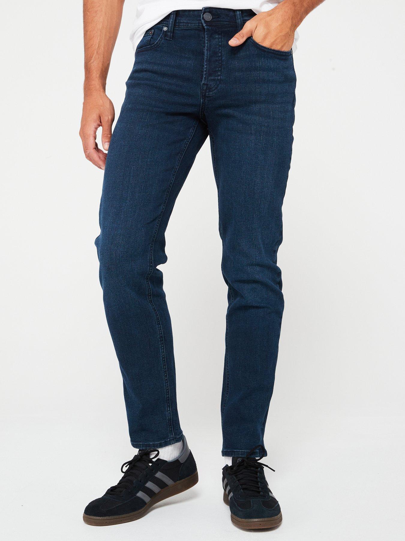 undefined Mike Regular Tapered Fit Jeans - Blue Denim