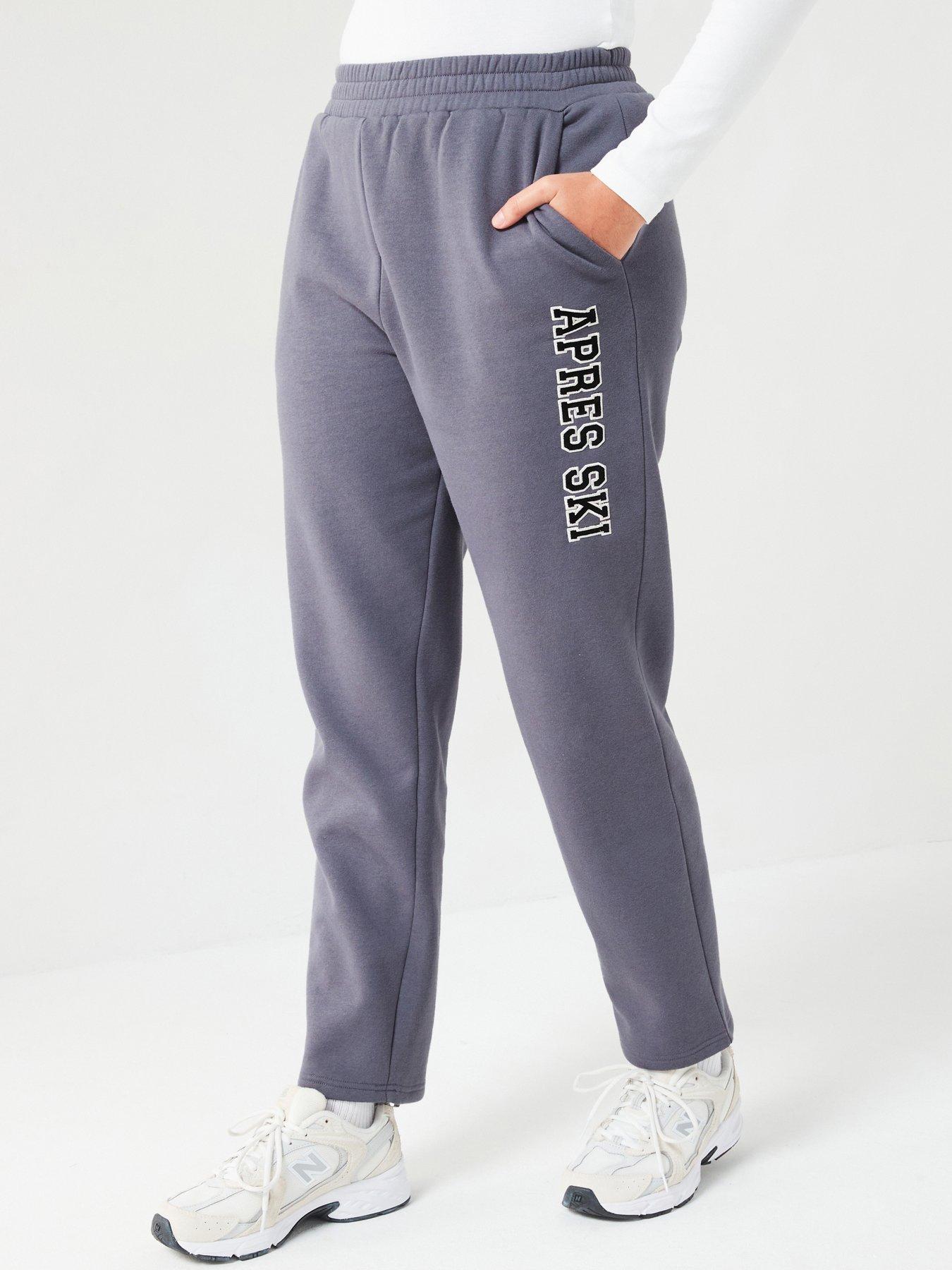 v-by-very-curve-embroidered-straight-leg-jogger-grey