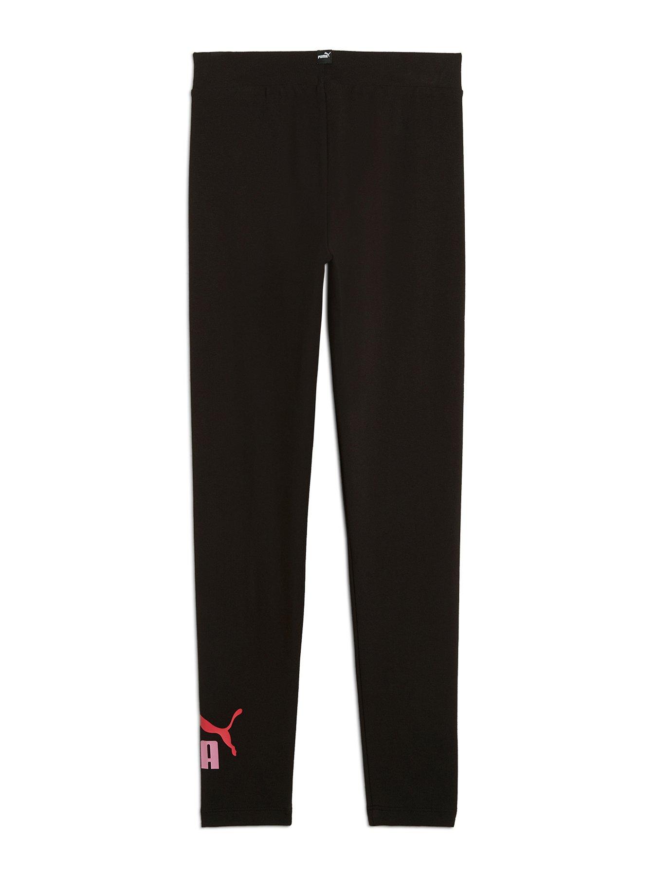 puma-girls-essentials-logo-leggings-blackfront