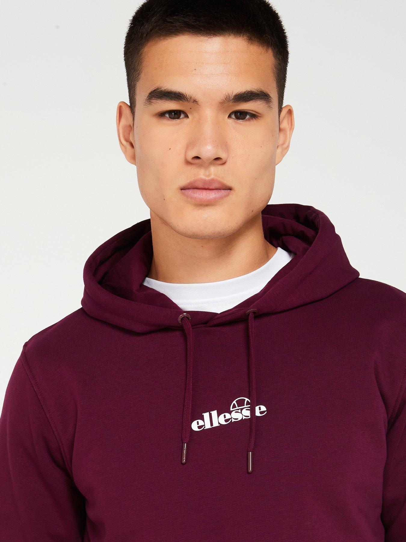 Ellesse burgundy hoodie online