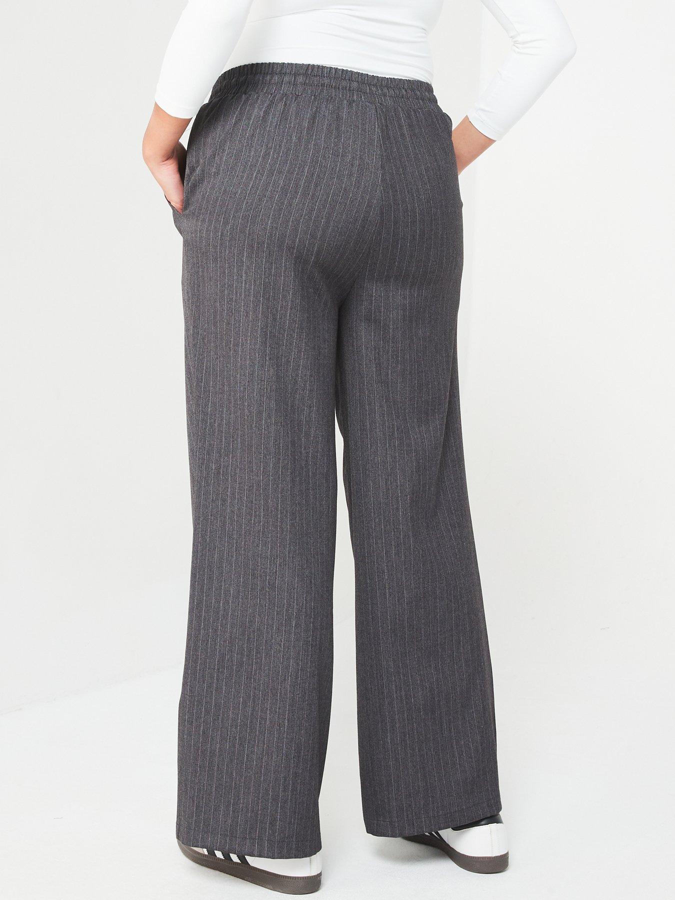 v-by-very-curve-pinstripe-elasticated-waist-wide-leg-trouser-greystillFront