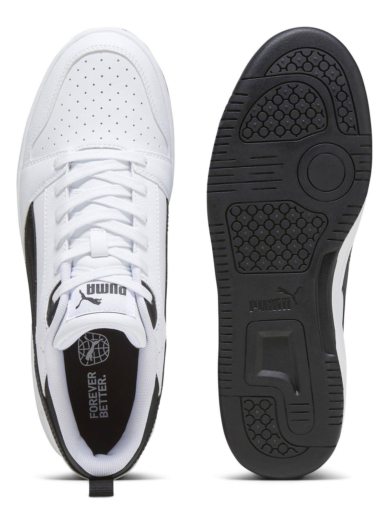 puma-mens-rebound-v6-low-trainers-whiteblackoutfit