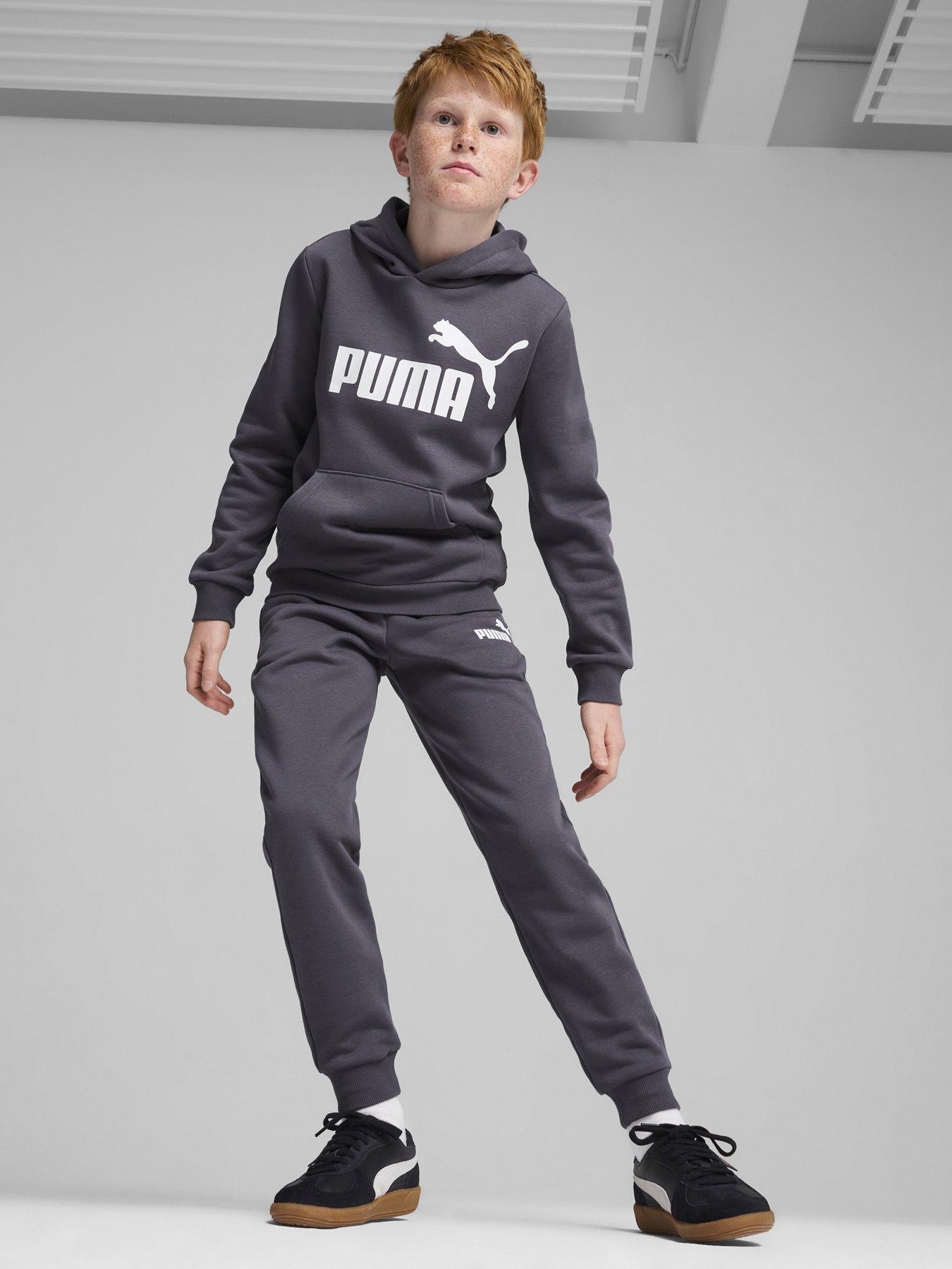 puma-boys-essentials-fleece-logo-hoodie-greystillFront