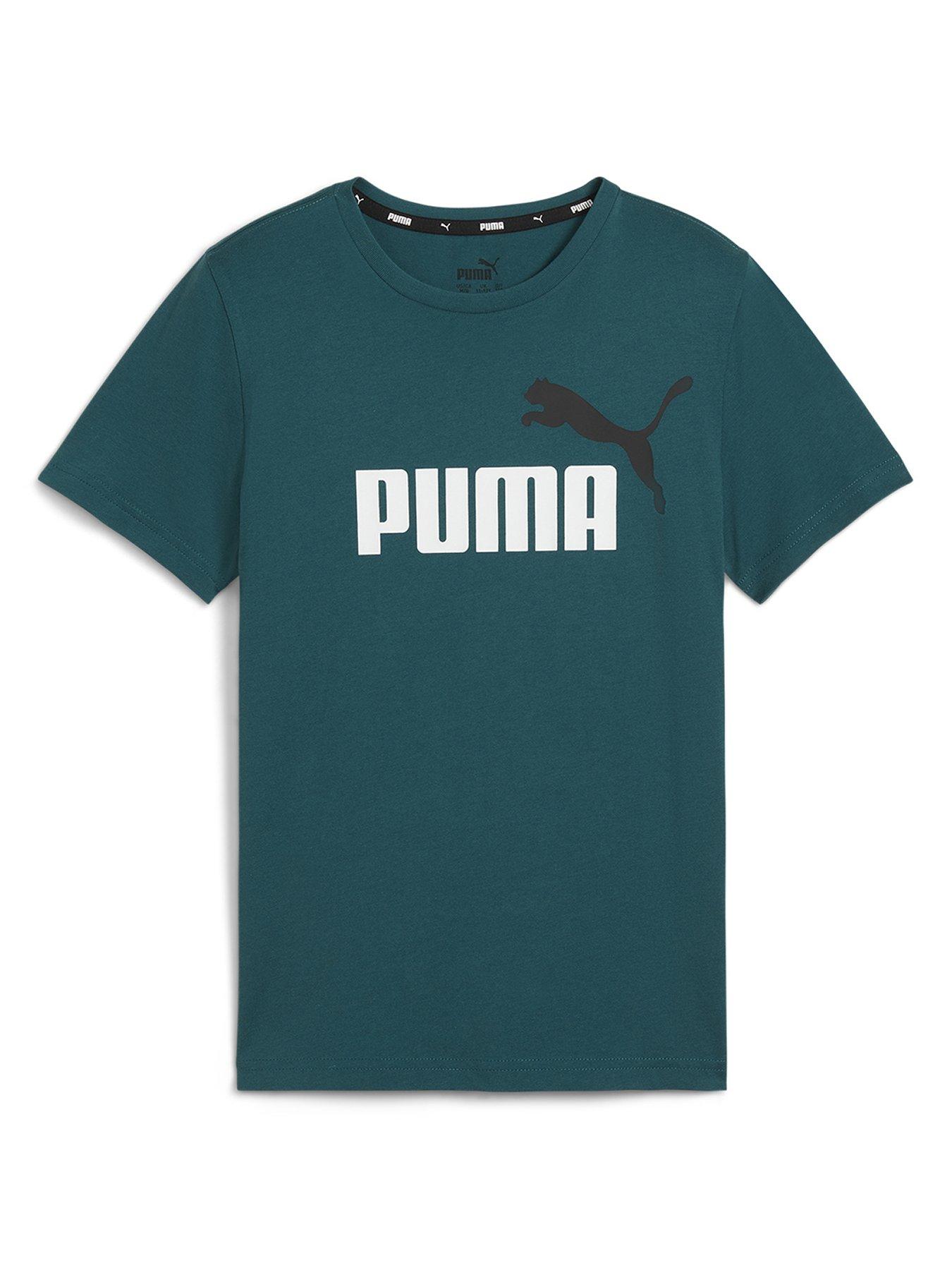 puma-boys-essentials-logo-tee-green