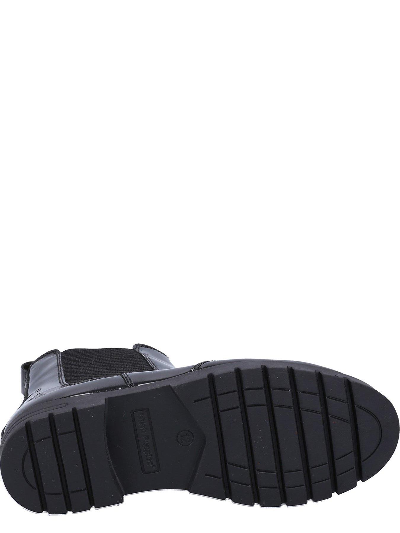 Image 4 of 5 of Hush Puppies Laura Patent Jnr Boot - Black