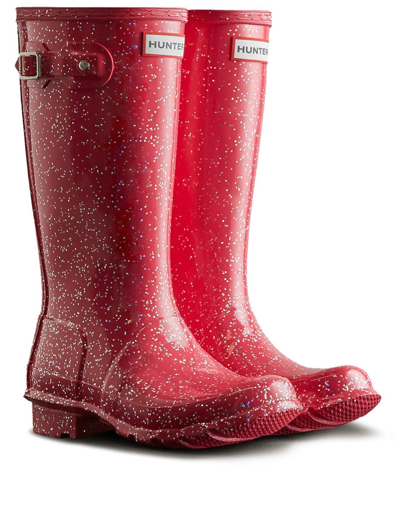 hunter-hunter-kids-original-giant-glitter-wellington-bootstillFront