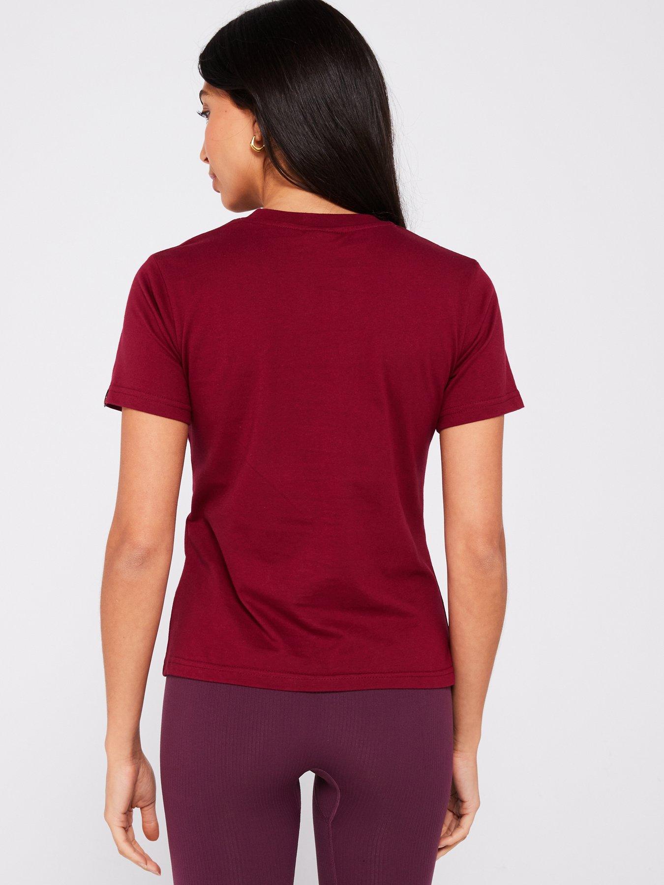 ellesse-womens-svetta-tee-burgundystillFront