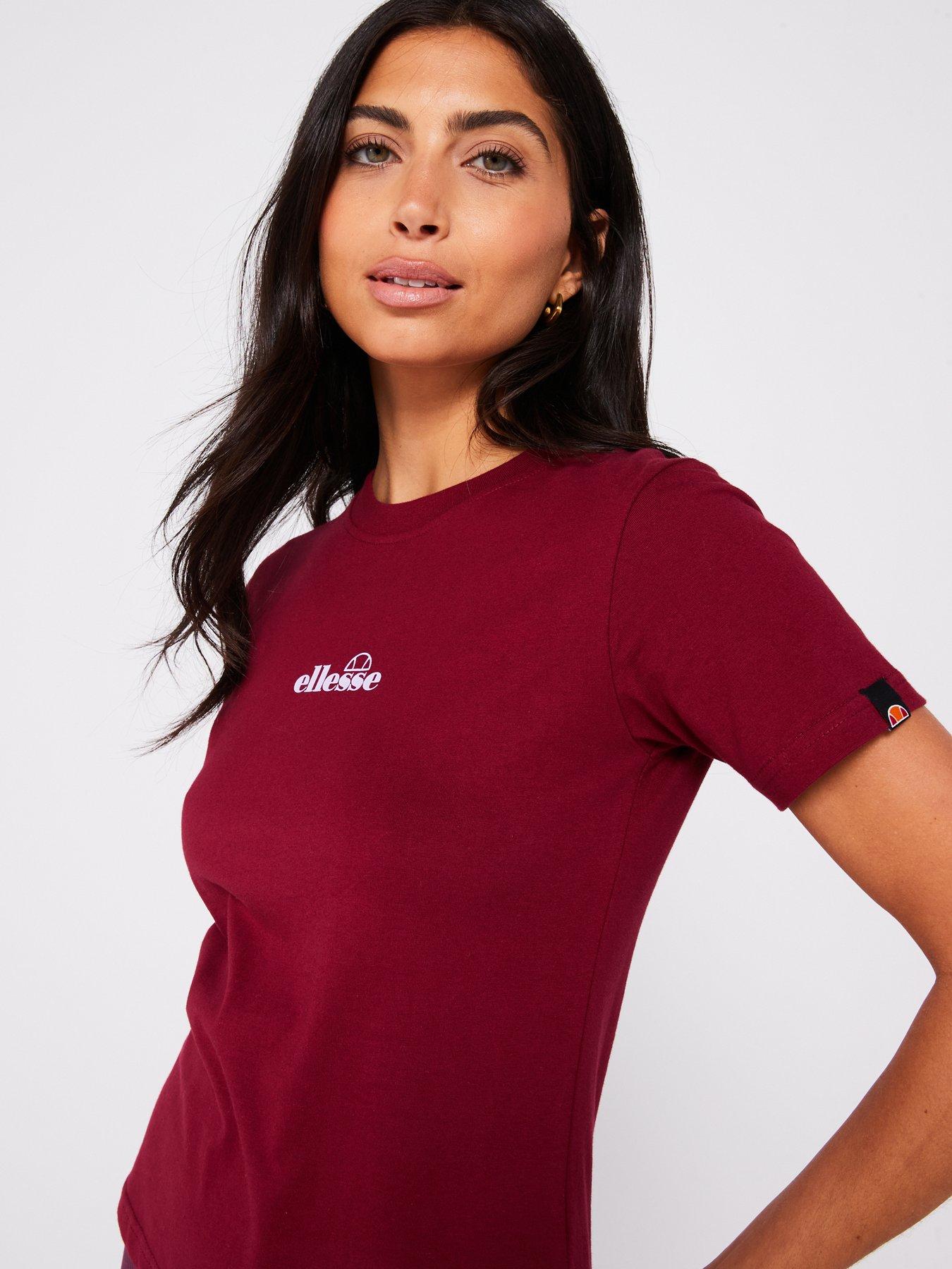 ellesse-womens-svetta-tee-burgundydetail