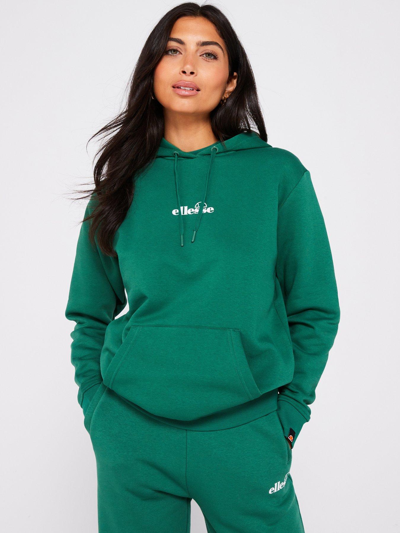 ellesse-womens-jazana-overhead-hoody-green