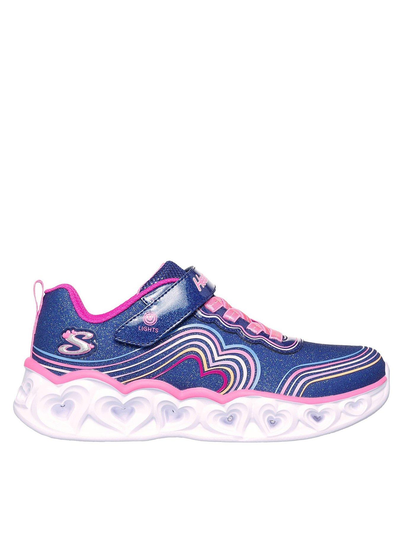 skechers-girls-retro-hearts-lighted-trainer