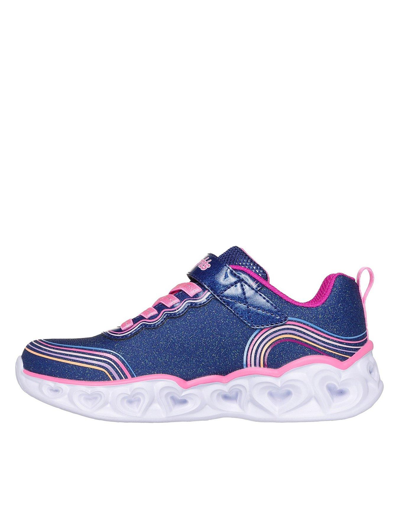 skechers-girls-retro-hearts-lighted-trainerback