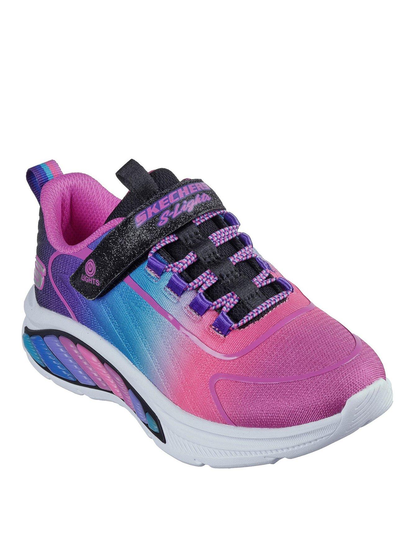 skechers-girls-raibow-cruisers-lighted-trainerstillFront