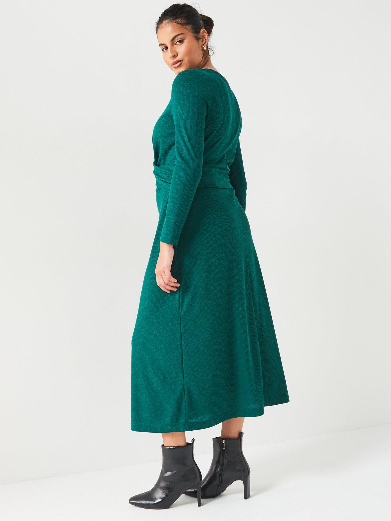 v-by-very-curve-stretch-wrap-detail-long-sleeve-dressstillFront