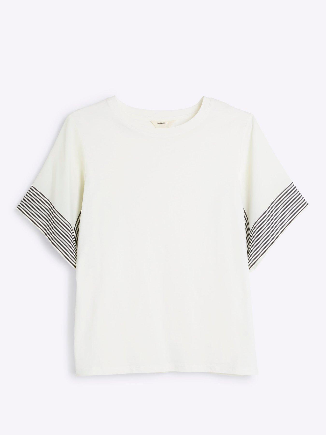 river-island-hybrid-sleeve-t-shirt-creamdetail