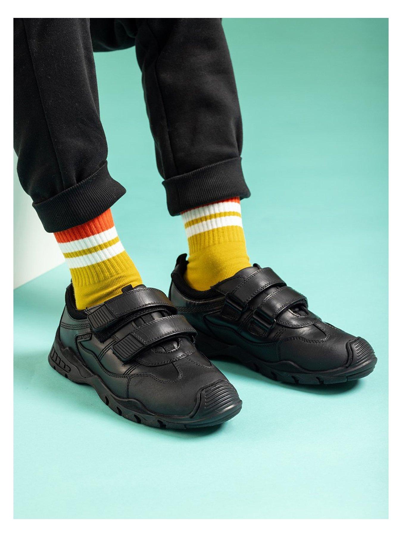 Image 5 of 6 of Hush Puppies Troy Jnr School Shoe - Black