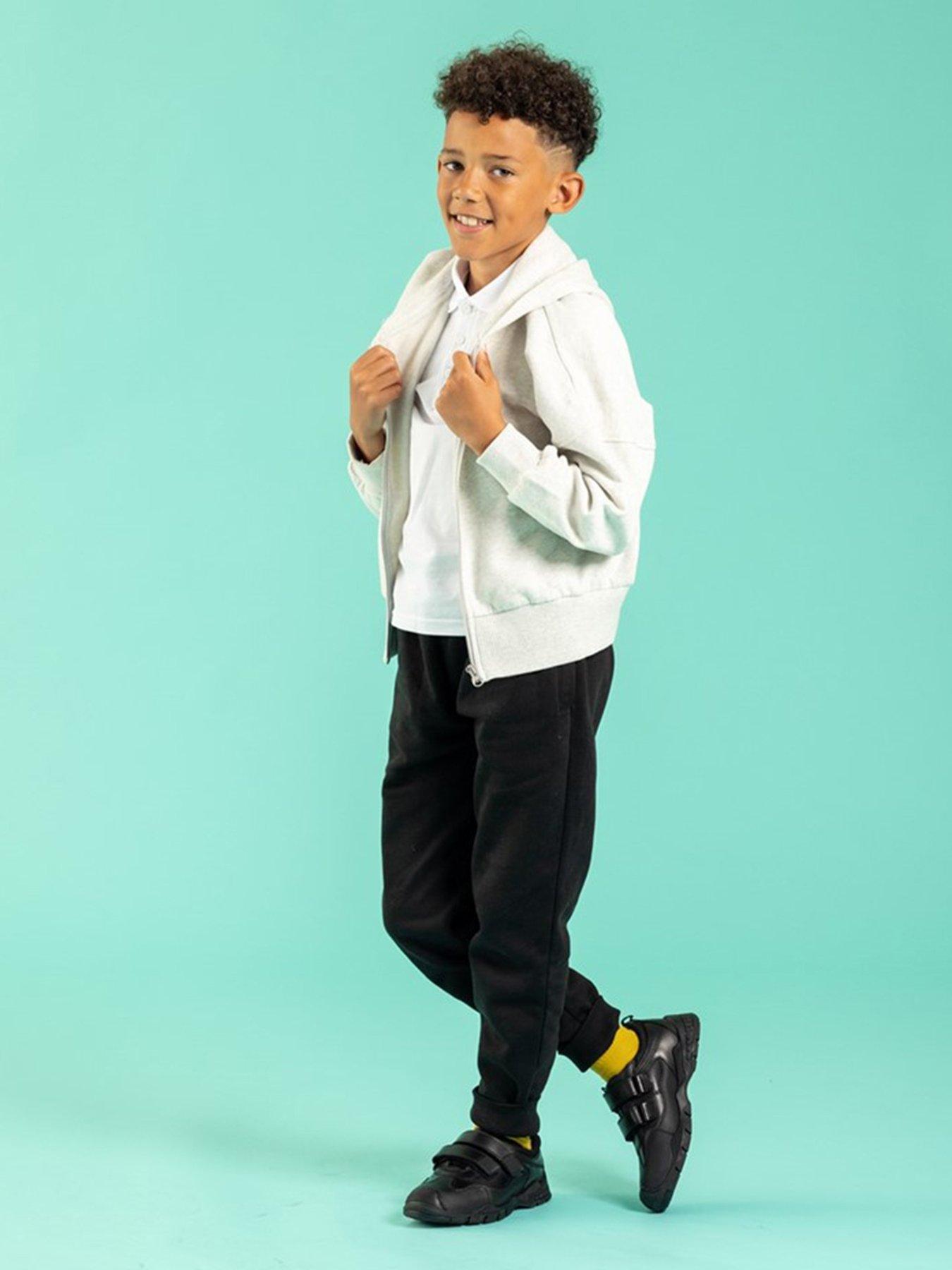 Image 6 of 6 of Hush Puppies Troy Jnr School Shoe - Black